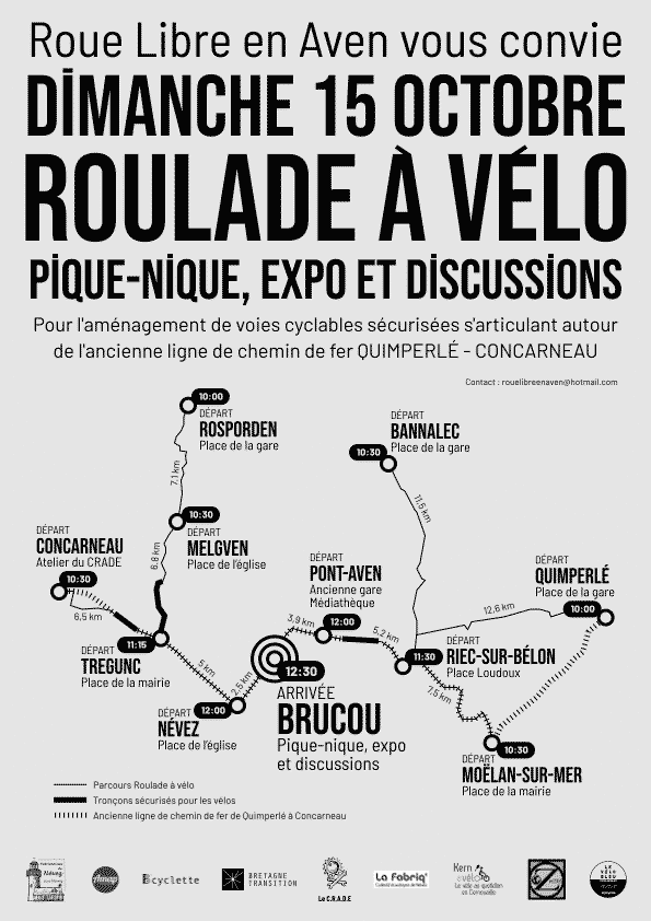Affiche Roue Libre en Aven d'octobre 2023